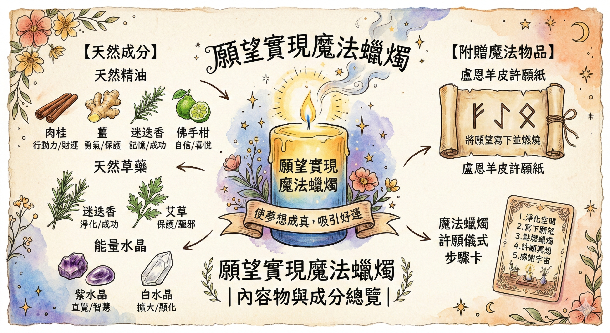 願望實現魔法蠟燭