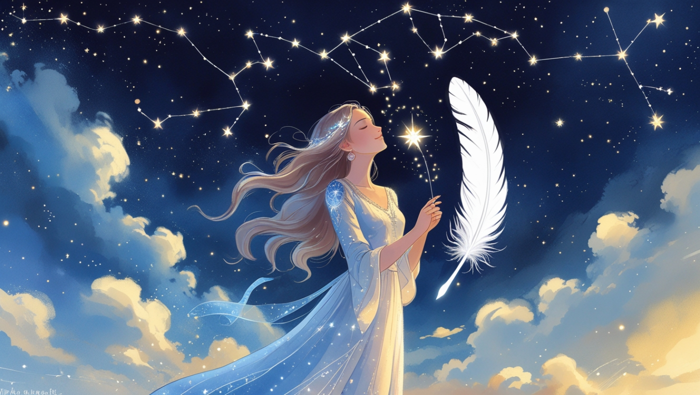 Leonardo Phoenix 10 A magical woman standing under a starry sk 0