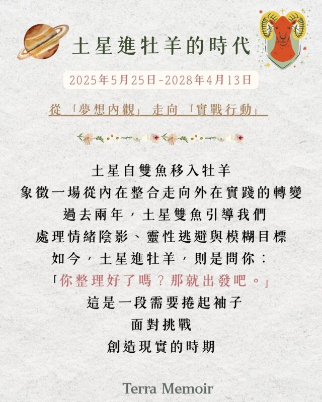 土星進牡羊