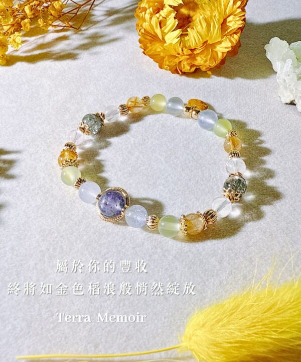 【金牛座-金穗夢歌】綠光許願|穩定內在 ∣ 吸引豐盛 ∣ 靜心覺察 7 金牛座星座手鍊