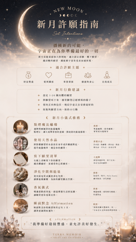 新月許願指南