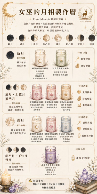 女巫的月相製作曆